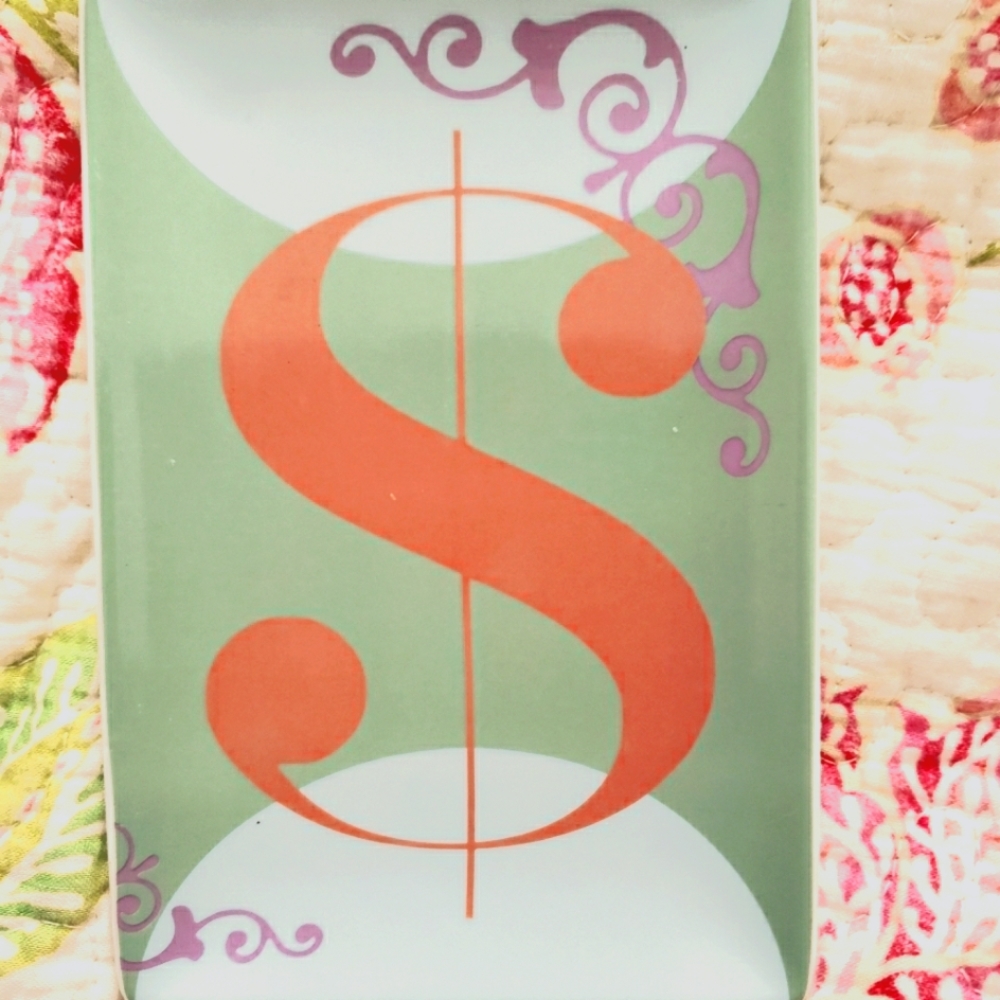 Whimical Dollar Snack or Coin Tray